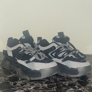 Black & Grey Sneakers